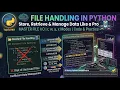 AI-Topic040 Reading from Writing to Files in Python File Handling in Python AI Using Python