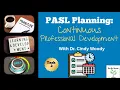 PASL Planning Task 2 Continuous Professional Development
