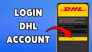 How To Login DHL Account 2025 DHL Account Online Sign In Tutorial