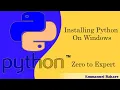 01 - installing Python on Windows 10