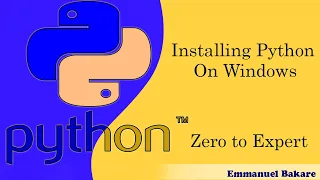 01 - installing Python on Windows 10