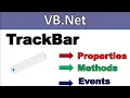 Trackbar control in vb net properties methods and events