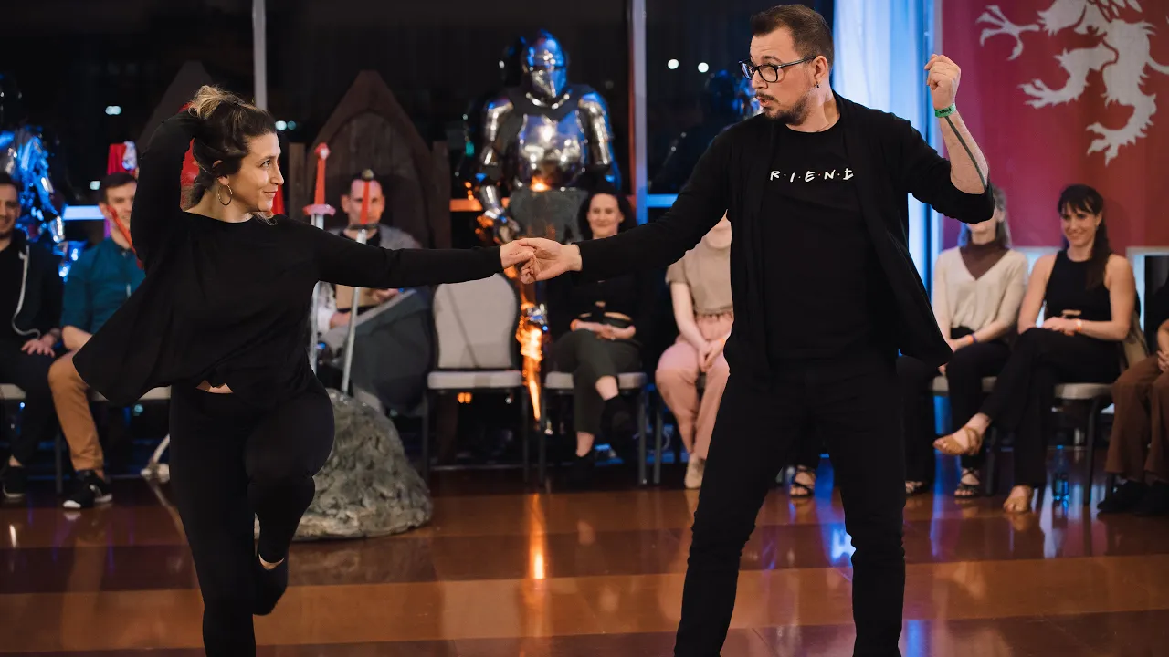 Lucio Ughi & Ayelet Kalderon - 2nd place Advanced Jack&Jill Finals - KingSwing 2022