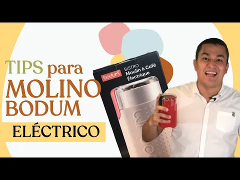Molinillo Electrico Bodum Bistro Rojo Original