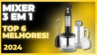 [GUIA 2024 🛒] Os 6 MELHORES Mixers 3 em 1 de 2024 - Mixer 3 em 1 Bom e Barato - Melhor Mixer 3 em 1