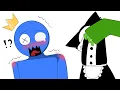 Download Lagu [ Rainbow Friends ] Sad Cat Dance Ft. Blue \u0026 Green