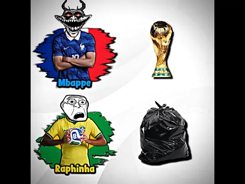 MBAPPE VS RAPHINHA #football #trophy #shorts