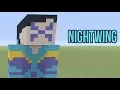 Minecraft How to Build Classic Nightwing
