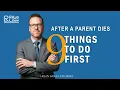 What To Do When a Parent Dies in Arizona First 2 Weeks