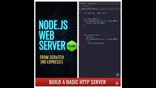 Node js Web Server Build a Basic HTTP Server from Scratch No Express