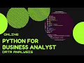 Business analysis with Python