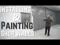 Dream Shop Build 3 Drywall T1-11 Plywood Walls And Painting
