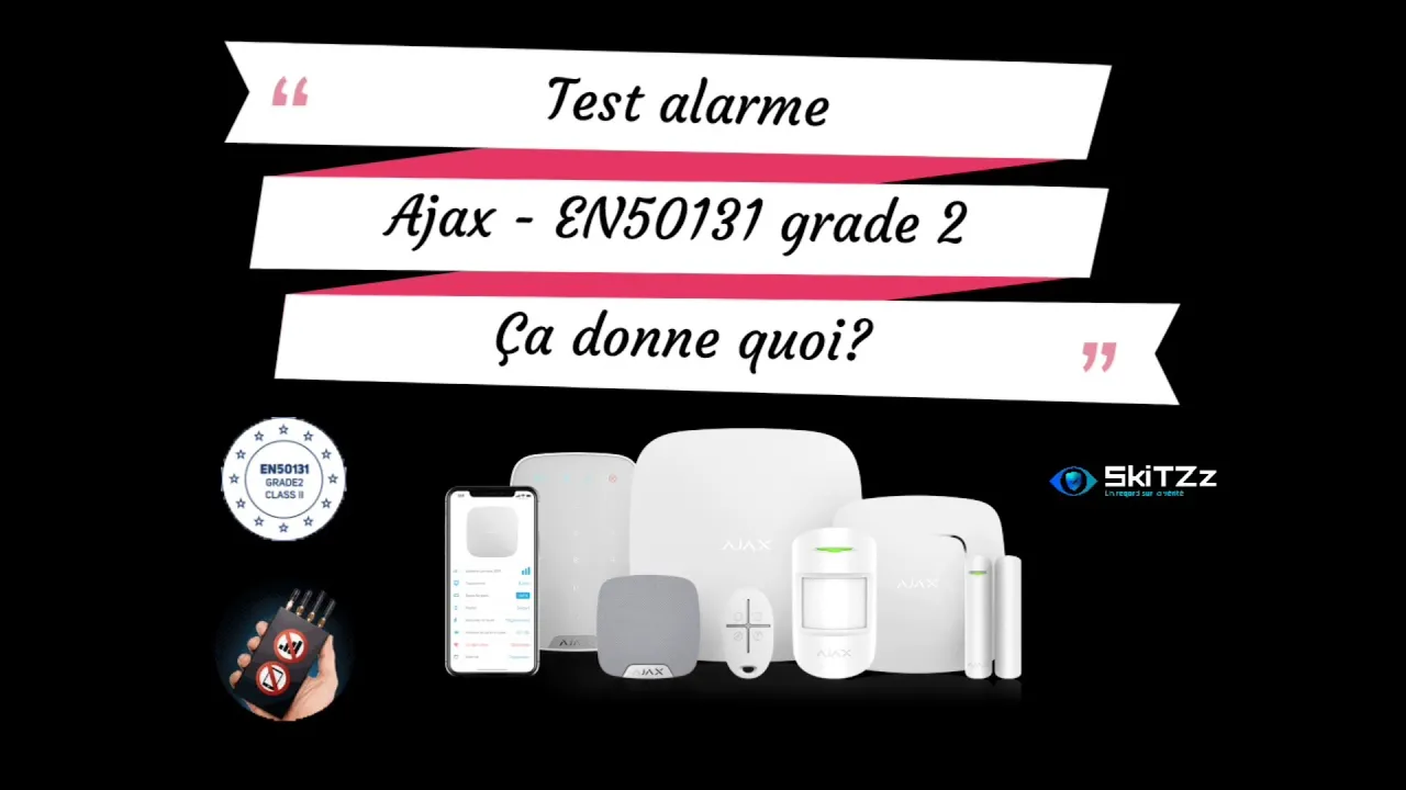 Tester la réaction d'une alarme Ajax face à un brouilleur radio