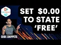 Set 0 00 to show Free - Code Snippets