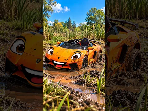 Суперкар у пастці! Lamborghini застрягла в багнюці! 😱🚗