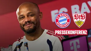 Pressekonferenz vor FC Bayern - VfB Stuttgart | 1. Spieltag Bundesliga
