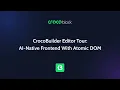 CrocoBuilder Editor Tour: Atomic DOM & AI-Native Frontend | Part 1
