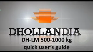 Download DH-LM 500-1000 kg Quick user's guide MP3