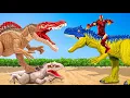 Download Lagu Zombie T-Rex Alert: Super Dinosaur Fights Zombie Trex to Save Dinosaurs! Jurassic World Cartoons