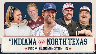 LIVE FROM BLOOMINGTON, IN FOR NORTH TEXAS VS #6 INDIANA | Barstool College Football Show Week 1