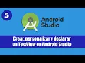 5 Android Studio Course Create TextView