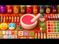 Download Lagu مكياج سلايم مُرضٍ باستجابة الاستجابة الحسية الذاتية ASMR | خلط اللمعان وأحمر الشفاه في سلايم قوس قزح