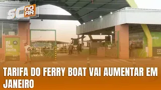 Ferry boat de Itajaí e Navegantes terá reajuste a partir de janeiro