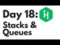 HackerRank Day 18 Stacks and Queues Python