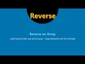 4 Reverse Array