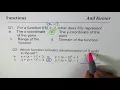 Multiple Choice Function Notation and Transformation