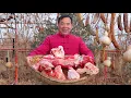 Lagu Barbecue Party in Winter! Special Bone-Wrapped Steak Grilled with JUICY Marrow!| Uncle Rural Gourmet