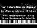 Lagu Dari Sabang Sampai Merauke - Lagu Wajib Nasional Indonesia (Not Angka Chord Lirik) Cover Keyboard
