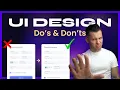 Do s and Dont s of UI Design