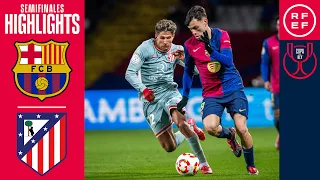 Resumen | Copa del Rey | FC Barcelona 4-4 Atlético de Madrid | Ida semifinales