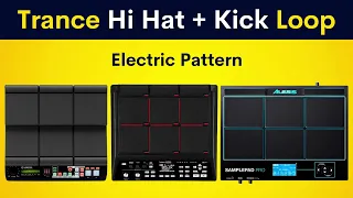 trance hi hat kick loop electric pattern