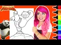Coloring Po from Kung Fu Panda Coloring Page Caliart Markers