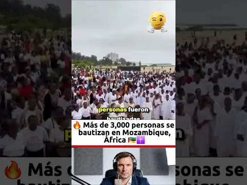 🔥 Más de 3,000 personas se bautizan en Mozambique, África 🇲🇿✝️ #Avivamiento #Bautismos #Jesucristo