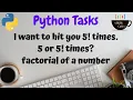Python Interview Question - Factorial of a Number