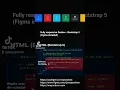 Full responsive flexbox bootstrap 5 css