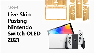 How to Apply Skin on Nintendo Switch OLED Best Vinyl Skin Application Tutorial by VecRas