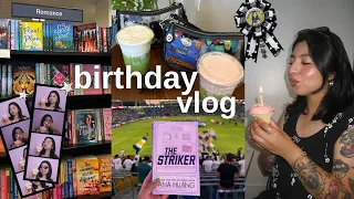 birt ay week vlog bookish romance event ice skating doing my fav things gift haul