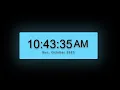 How To Create Digital Clock With Date Day Month Year - Using HTML CSS JavaScript
