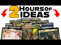 2 HOURS of FUN Commander DECK Ideas 40 Decks Magic The Gathering