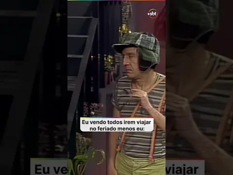 Não fique triste, Chavinho: em casa você pode maratonar os conteúdos do +SBT! 🥹