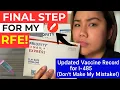 USCIS RFE Update My Final Step for I-485 Vaccine Record Submission Green Card Journey