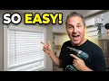 DIY Install Cordless Window Blinds Outside Mount