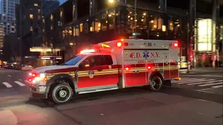 FDNY EMS Paramedics Ambulances responding New York