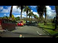 Driving through the Beautiful Esplanade Palmerston North.