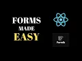Simple and Better React Forms with Formik