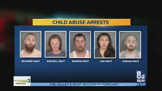 Mugshots released of 5 people arrested in accidental shooting of 3-year-old NLV child